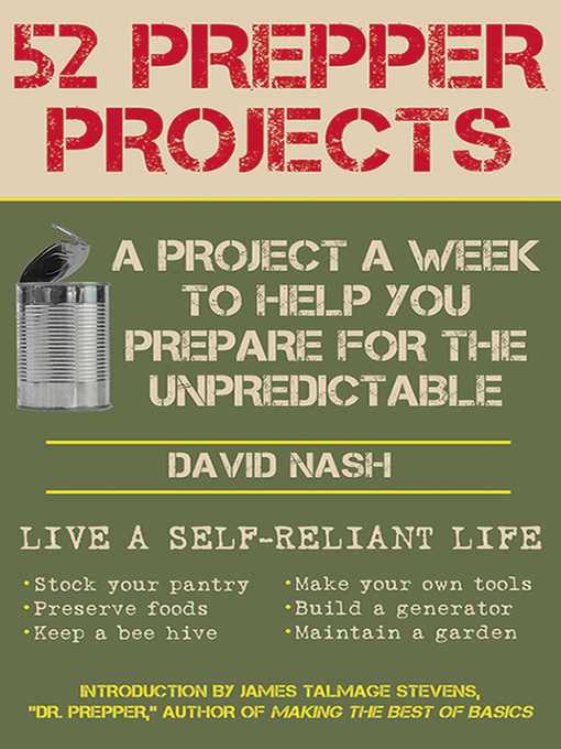 Title details for 52 Prepper Projects by David Nash - Available
